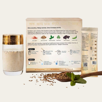 Masala Chaas with 6g protein - Instant Buttermilk Premix