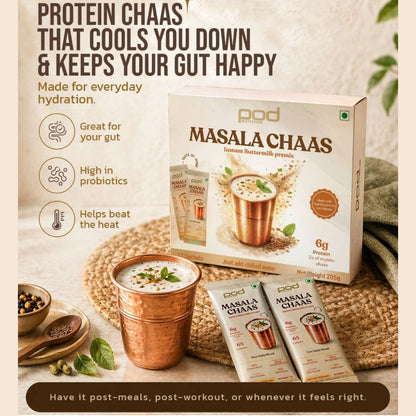 Masala Chaas with 6g protein - Instant Buttermilk Premix