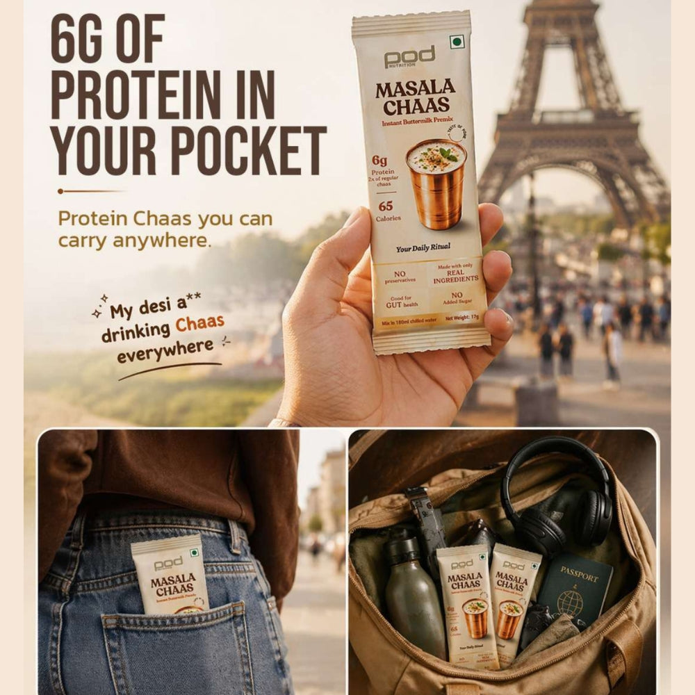 Masala Chaas with 6g protein - Instant Buttermilk Premix