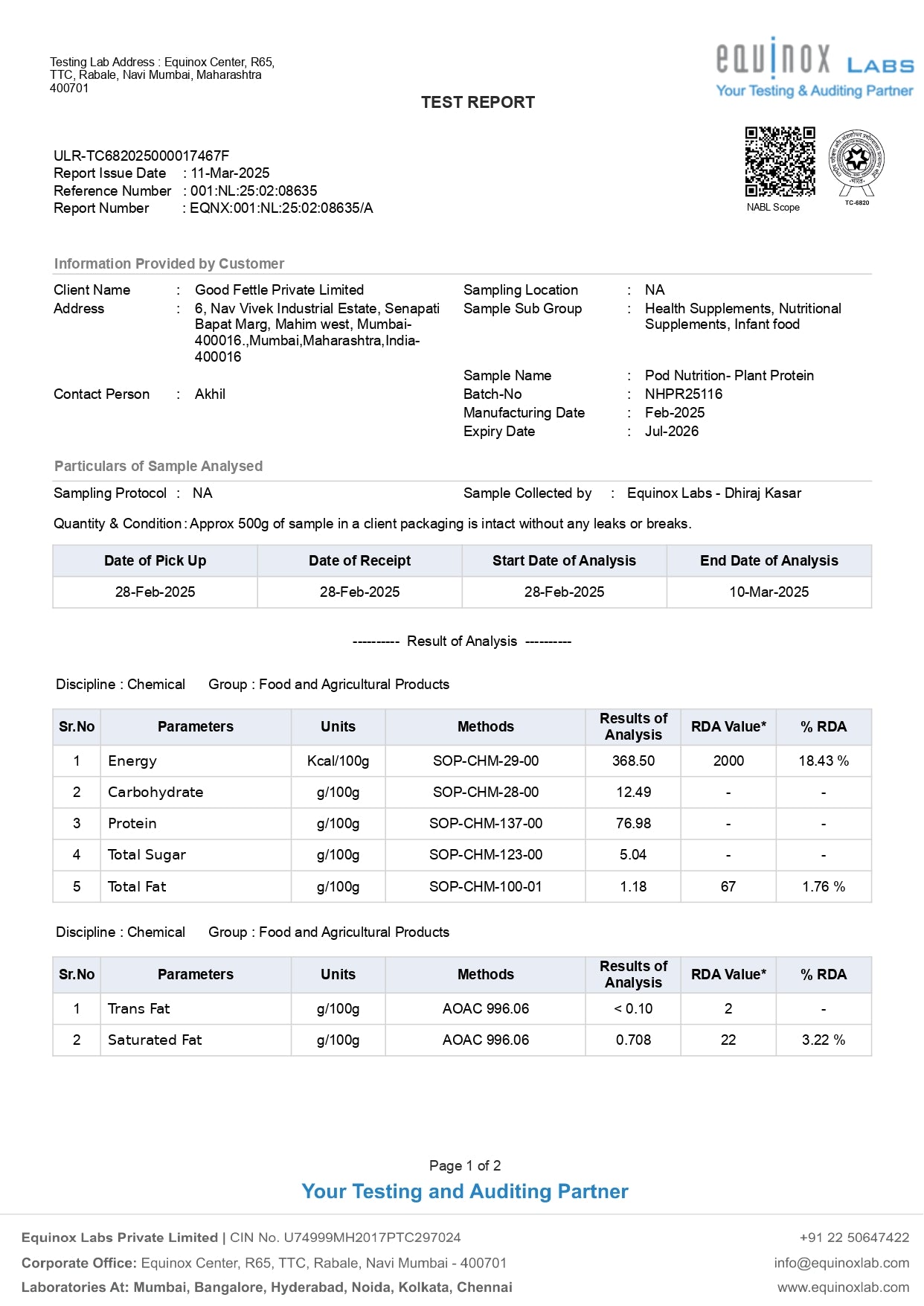 Cafe Mocha - Sachets